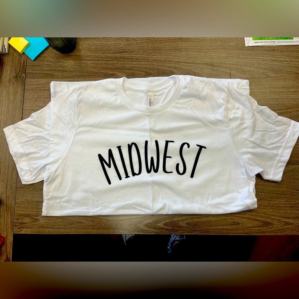 Midwest Bella Canvas White T-Shirt